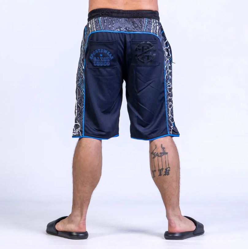 GAZOZ Mesh Shorts Blue