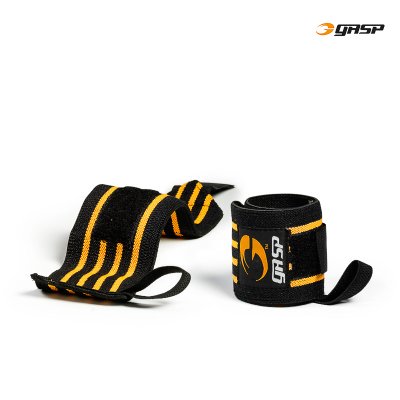 GASP Hardcore Wrist Wraps Black/Yellow