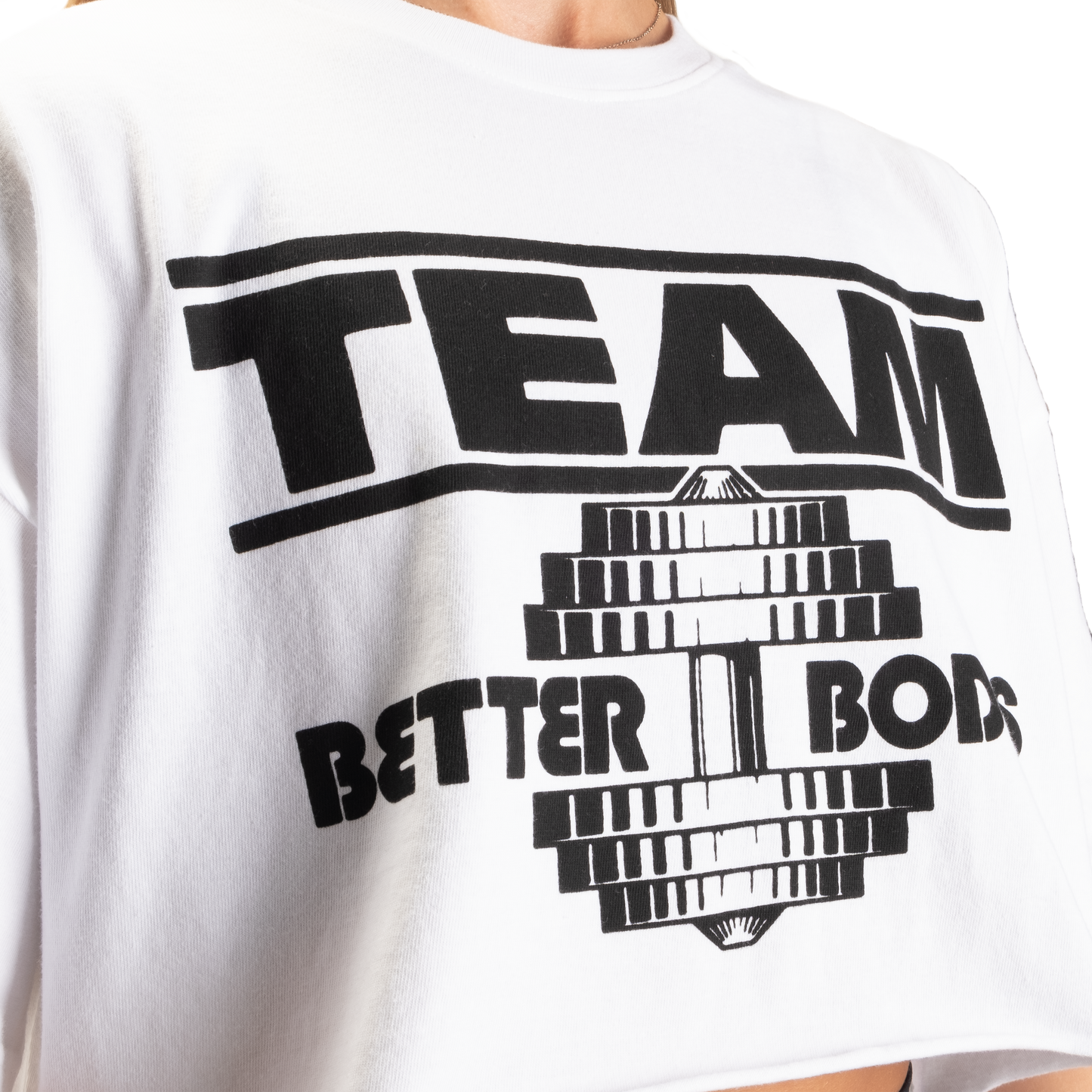 Better Bodies Team One Size Tee, White