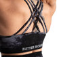 Better Bodies Entice sports bra, Black Tie Dye