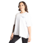 Better Bodies Relentless Oversized Tee, White/Blue