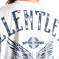 Better Bodies Relentless Oversized Tee, White/Blue