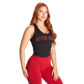 Better Bodies Crop T-Back, Black/Red UUTUUS!