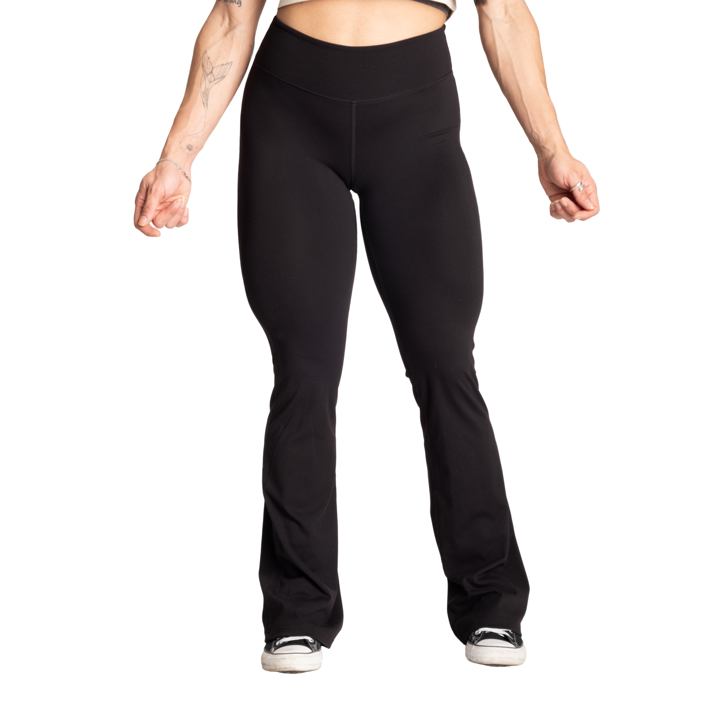 Better Bodies Flared Pants, Black