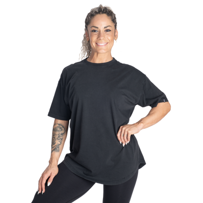 Better Bodies Oversized Tee, Washed Black