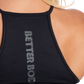 Better Bodies Performance Halter V2, Black