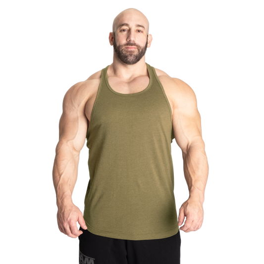 Better Bodies Standard Essential T-back, Army Green Melange