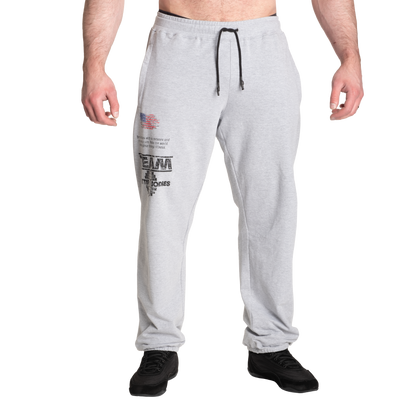 Better Bodies Core Stanton Sweatpants, Light Grey Melange