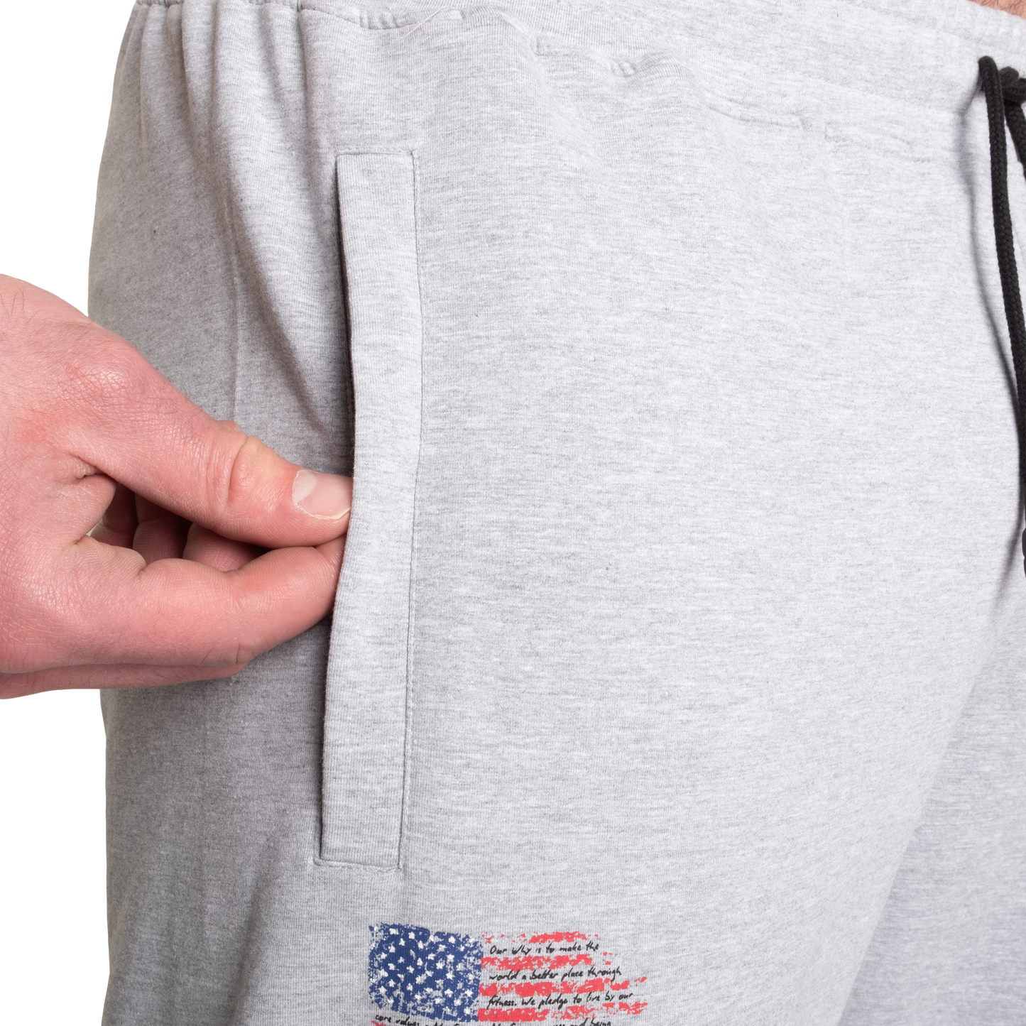 Better Bodies Core Stanton Sweatpants, Light Grey Melange