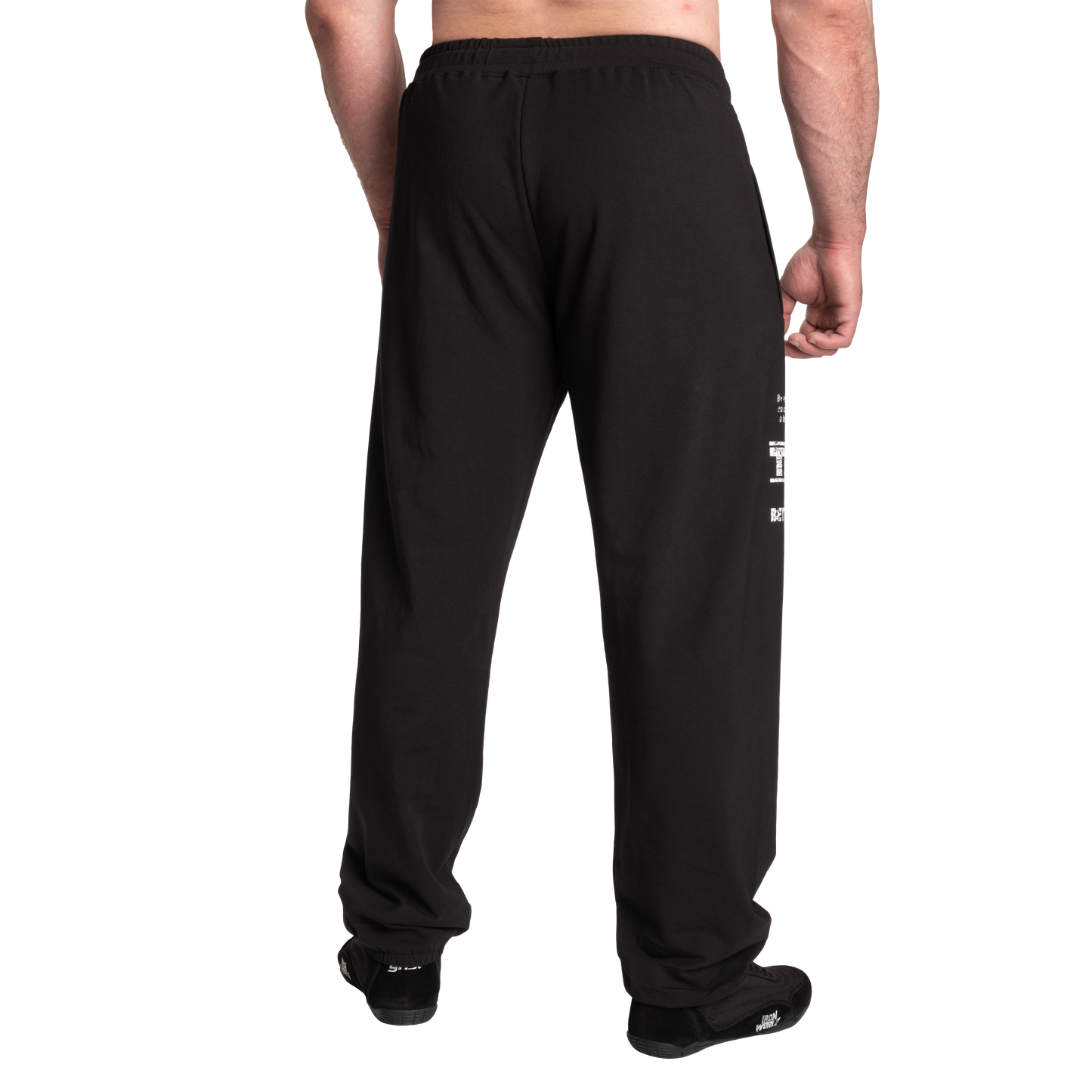 Better Bodies Core Stanton Sweatpants, Black/White