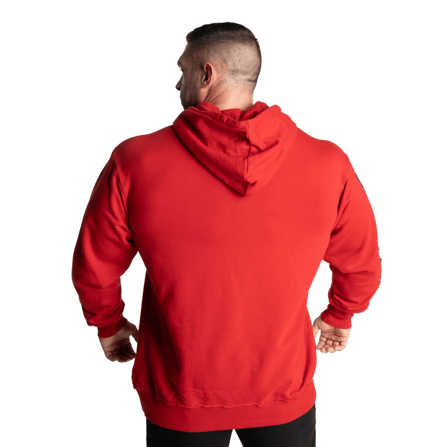 GASP Distressed Hood Chili Red