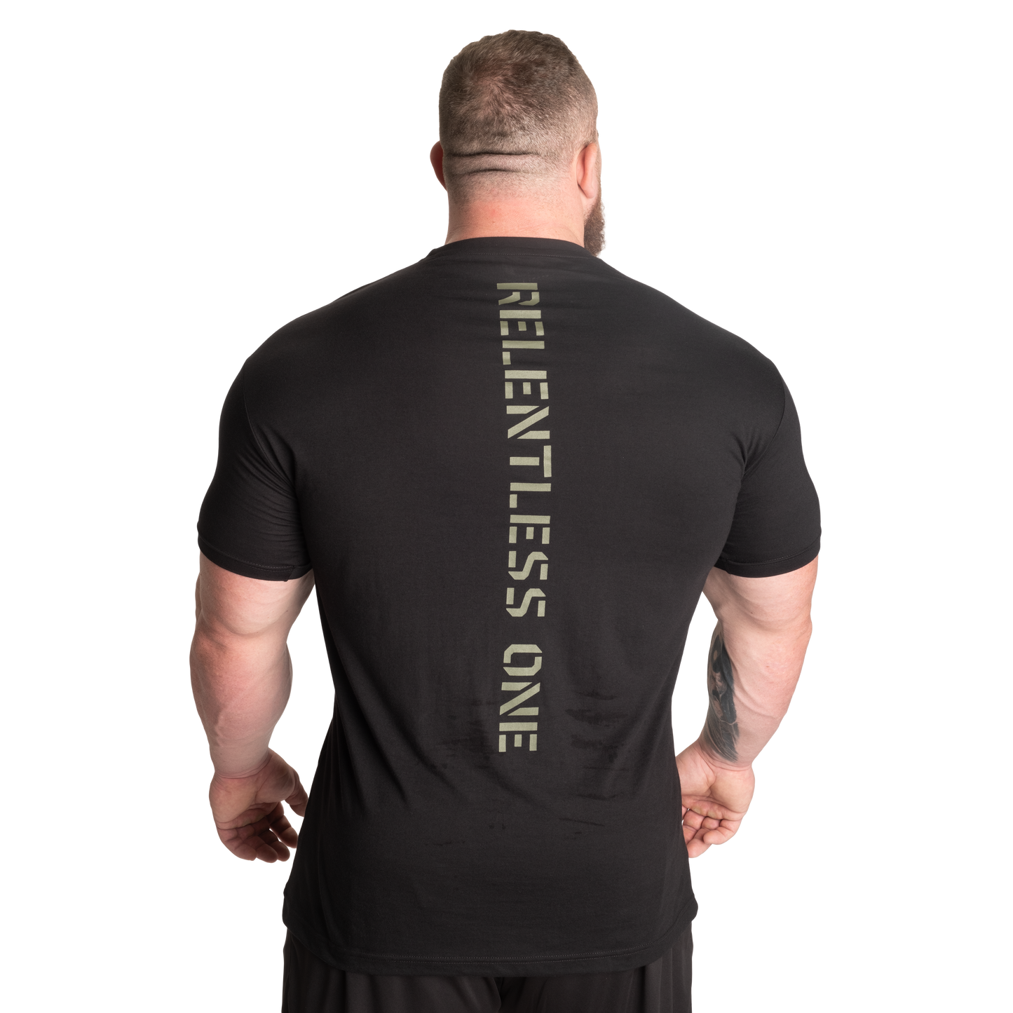 GASP Relentless One Tee, Black/Green, UUTUUS!