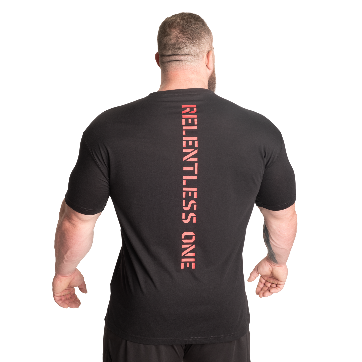 GASP Relentless One Tee, Black/Red, UUTUUS!