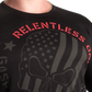 GASP Relentless One Tee, Black/Red, UUTUUS!