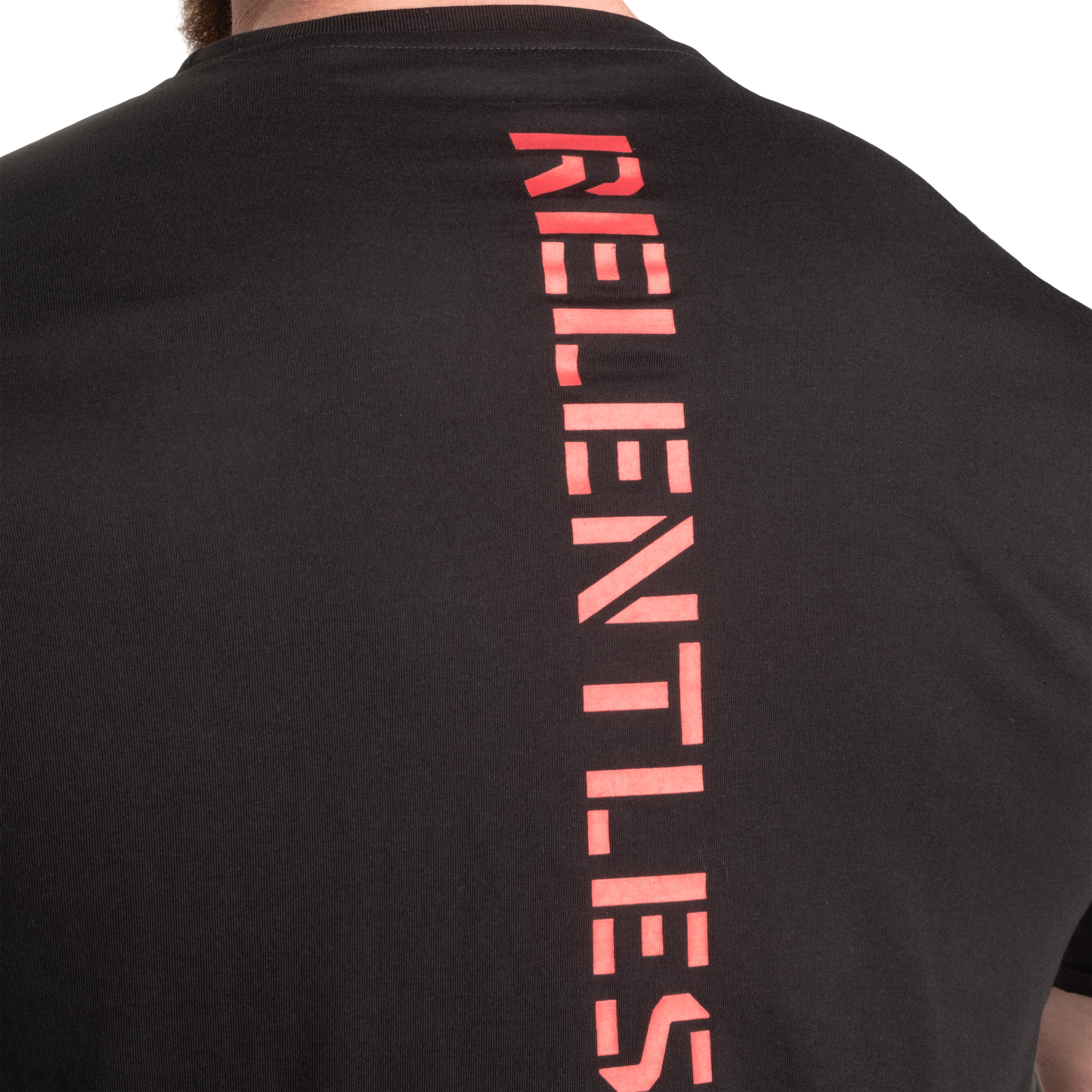 GASP Relentless One Tee, Black/Red, UUTUUS!