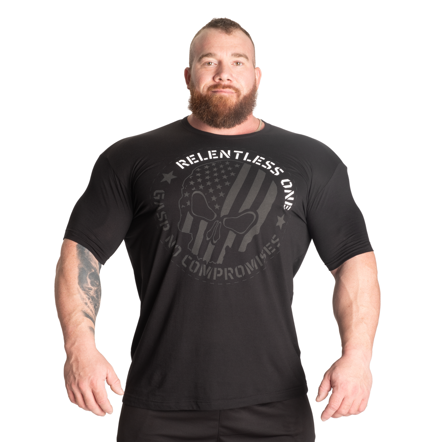 GASP Relentless One Tee, Black/White