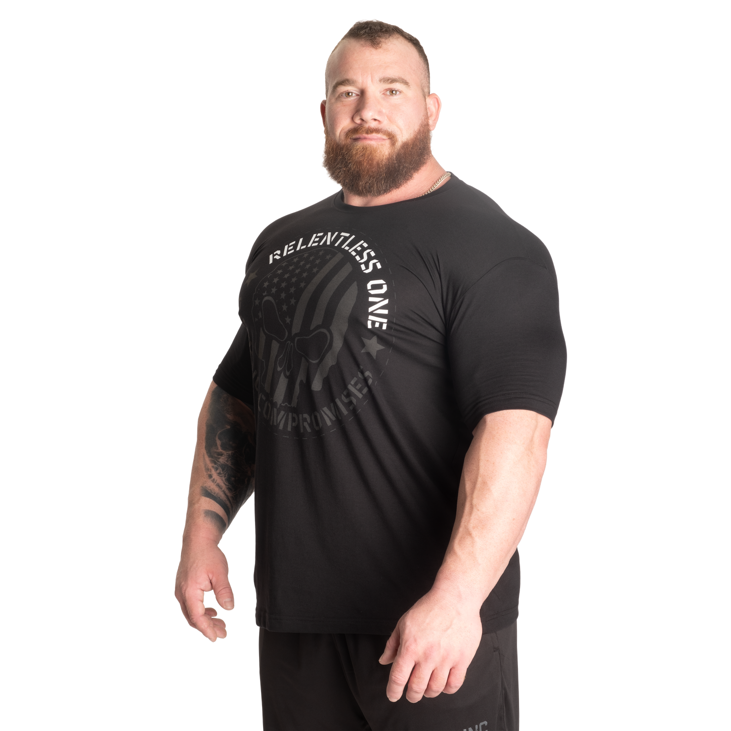 GASP Relentless One Tee, Black/White