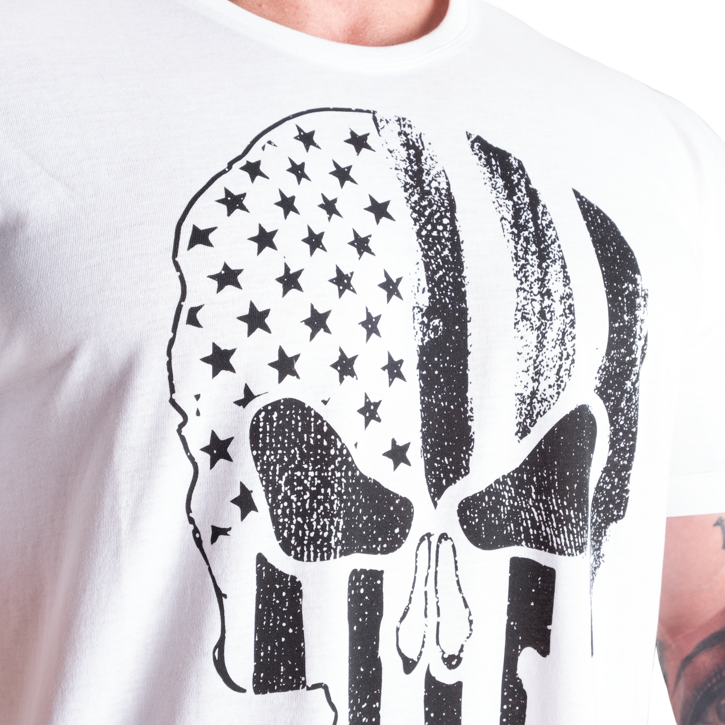 GASP Skull Standard tee, White UUTUUS!