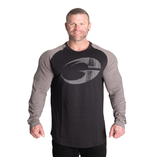 GASP Original Raglan LS Black/Grey, UUTUUS!