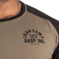 GASP Iron Camp Raglan LS, Washed Green/Black, UUTUUS!