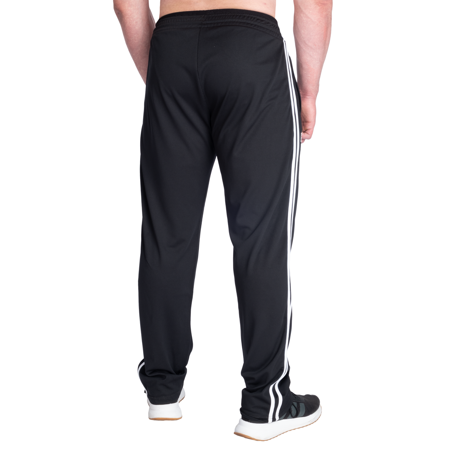 GASP 2 Stripe St Mesh Pant, Black/White