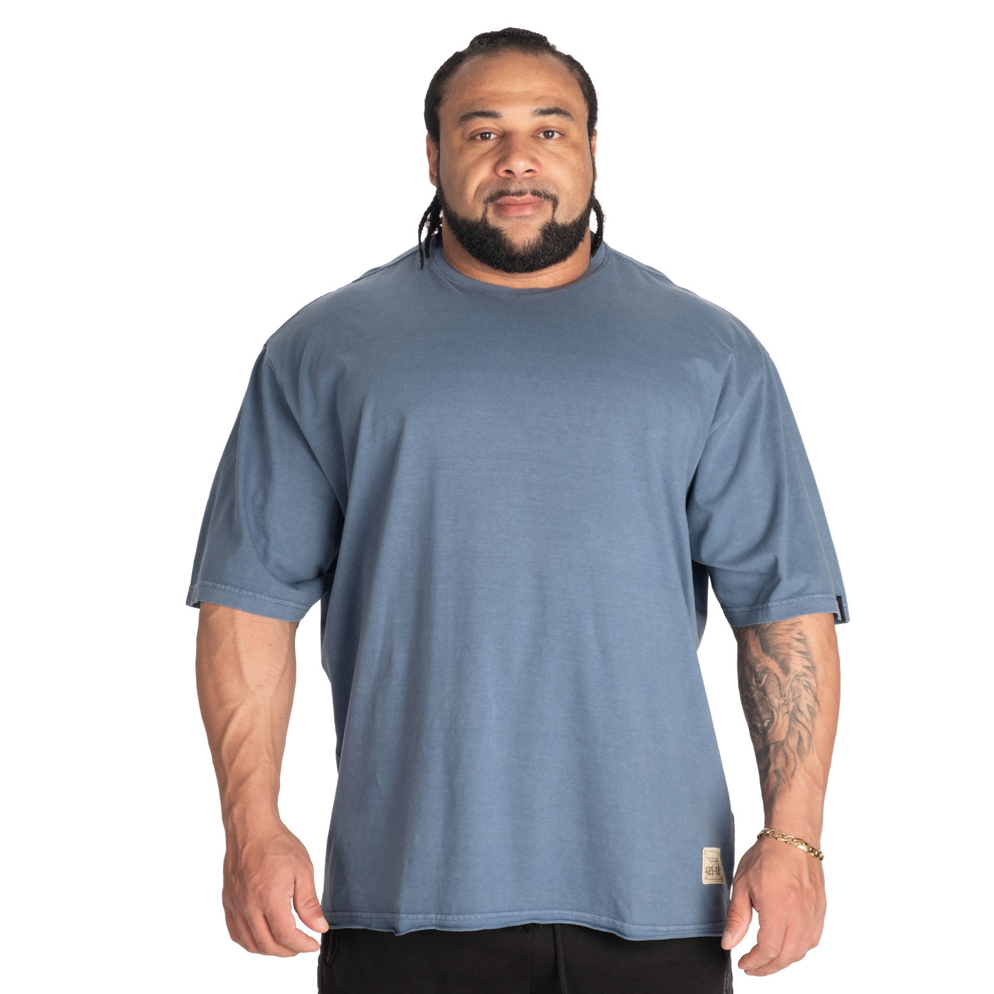 GASP Vintage Iron Tee, Washed Blue