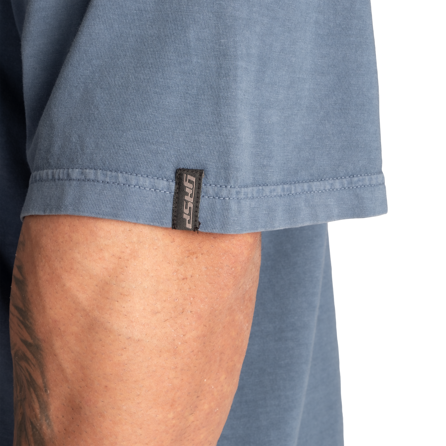 GASP Vintage Iron Tee, Washed Blue