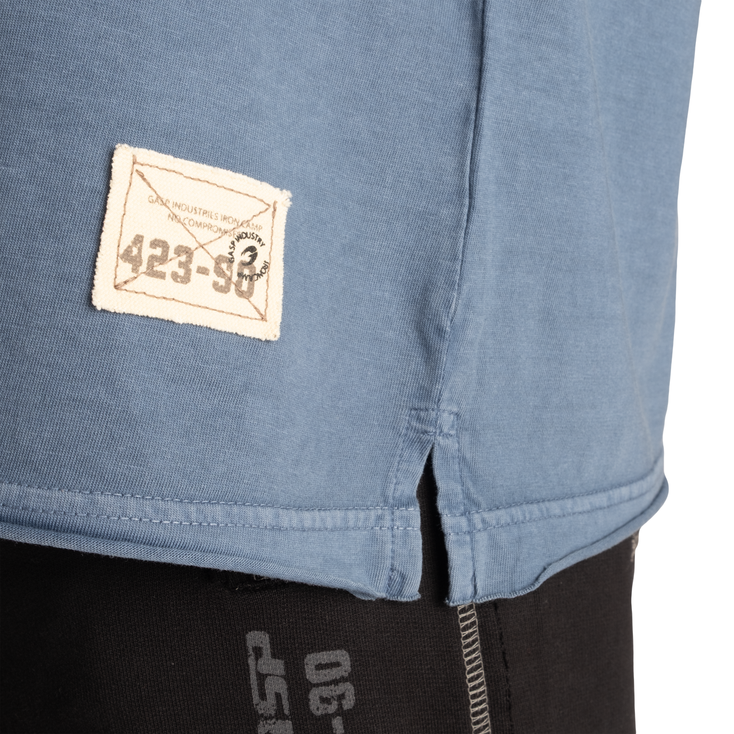 GASP Vintage Iron Tee, Washed Blue