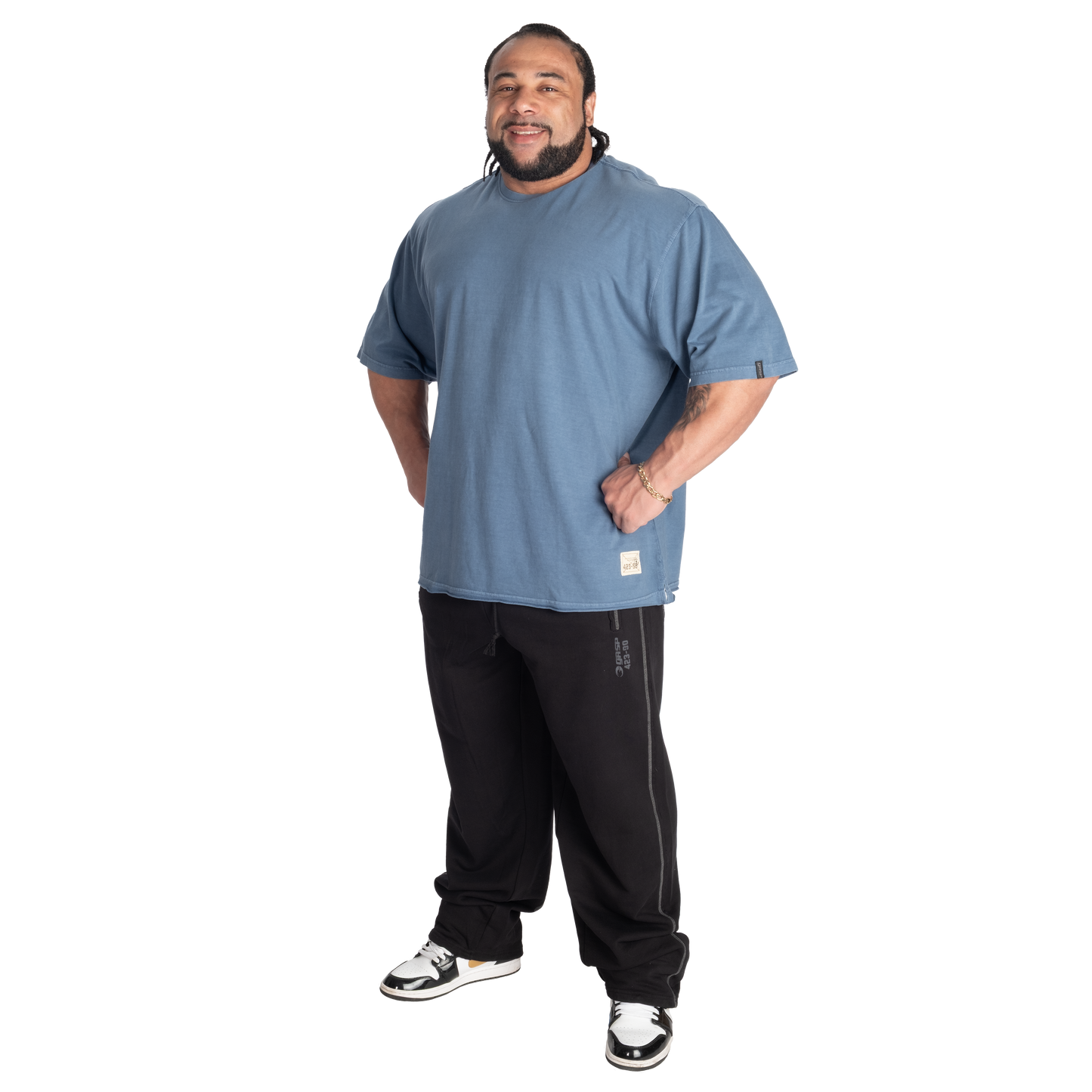 GASP Vintage Iron Tee, Washed Blue