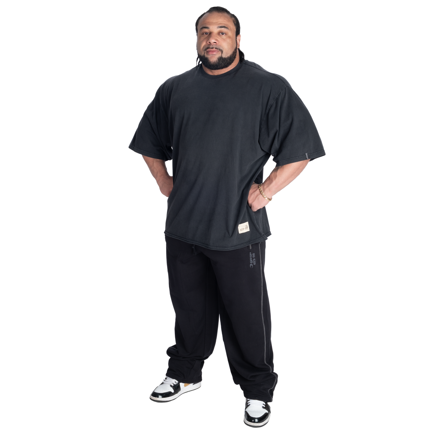 GASP Vintage Iron Tee, Washed Black