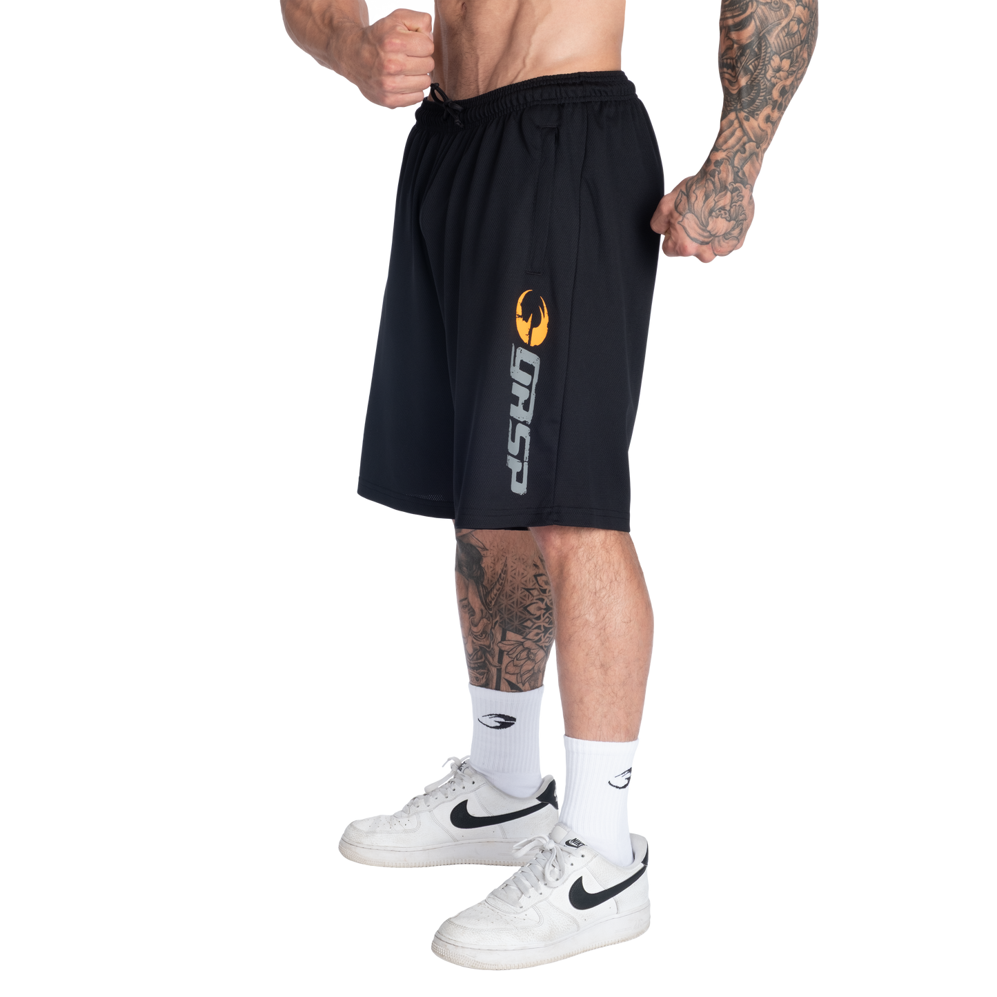 Gasp Original Mesh Shorts, Black, UUTUUS!