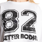 Better Bodies  Eighty 2 Tee, White UUTUUS!