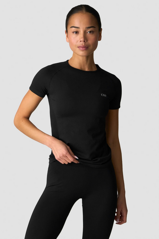 ICANIWILL Define Seamless High Neck T-Shirt, UUTUUS!