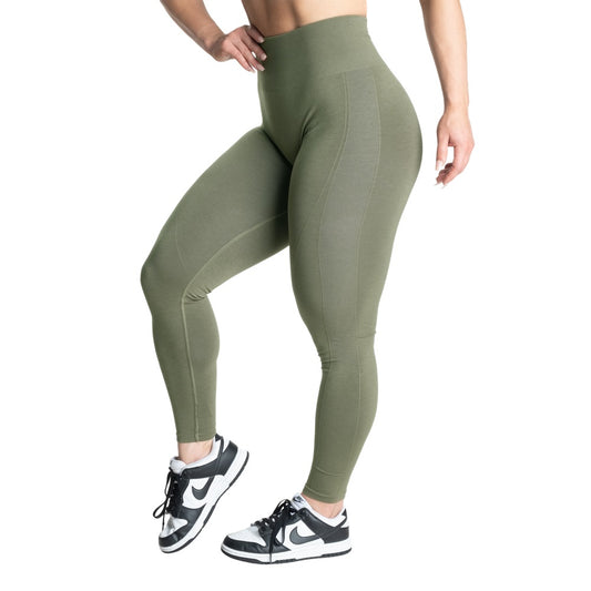 Better Bodies Scrunch leggings, Washed Green