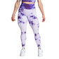 Better Bodies Entice Scrunch Leggings, Purple Tie Dye