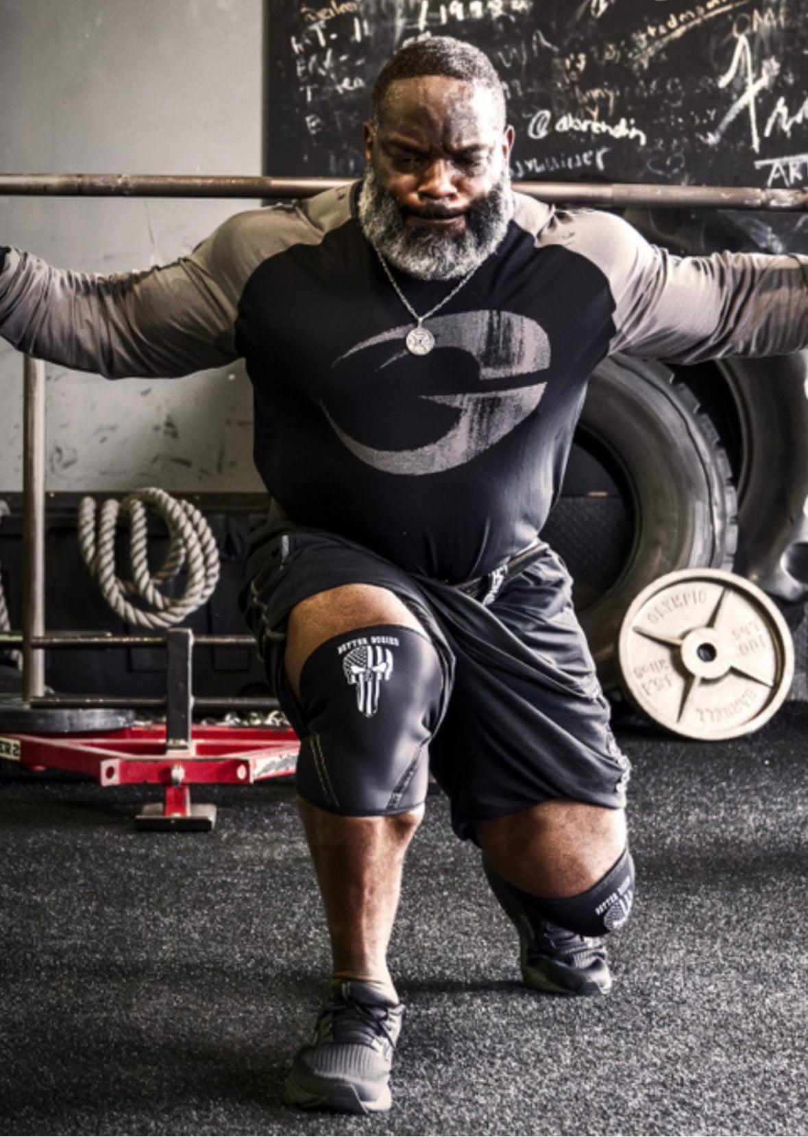 GASP Original Raglan LS Black/Grey