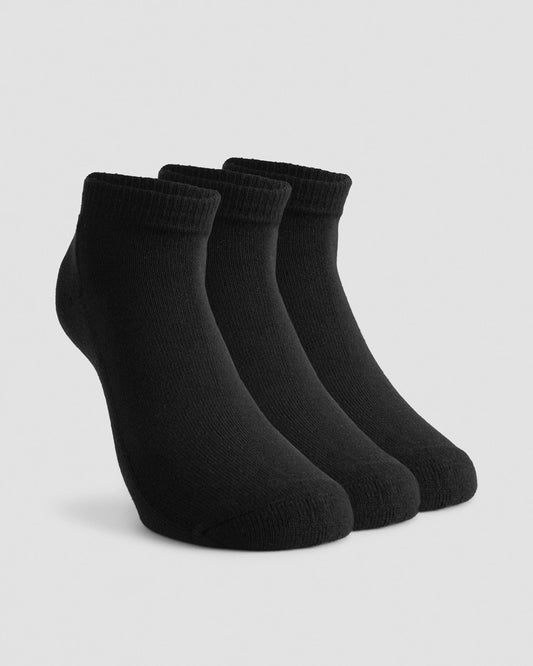 ICANIWILL Ankle Socks 3-pack, Black & White
