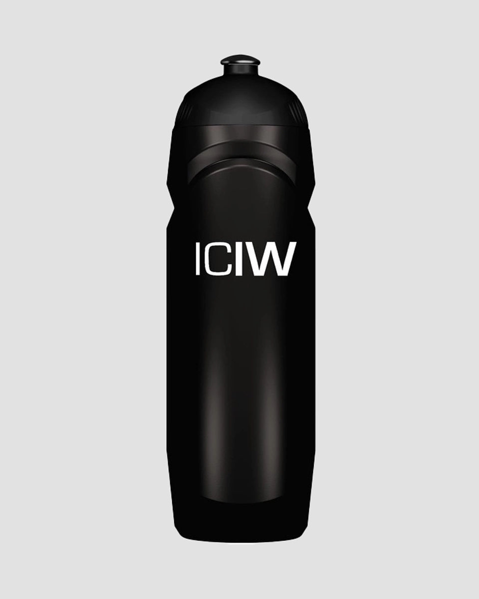 ICANIWILL Water Bottle 750ml, Black & White