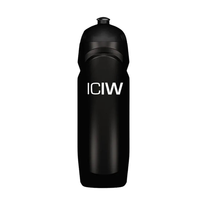 ICANIWILL Water Bottle 750ml, Black & White