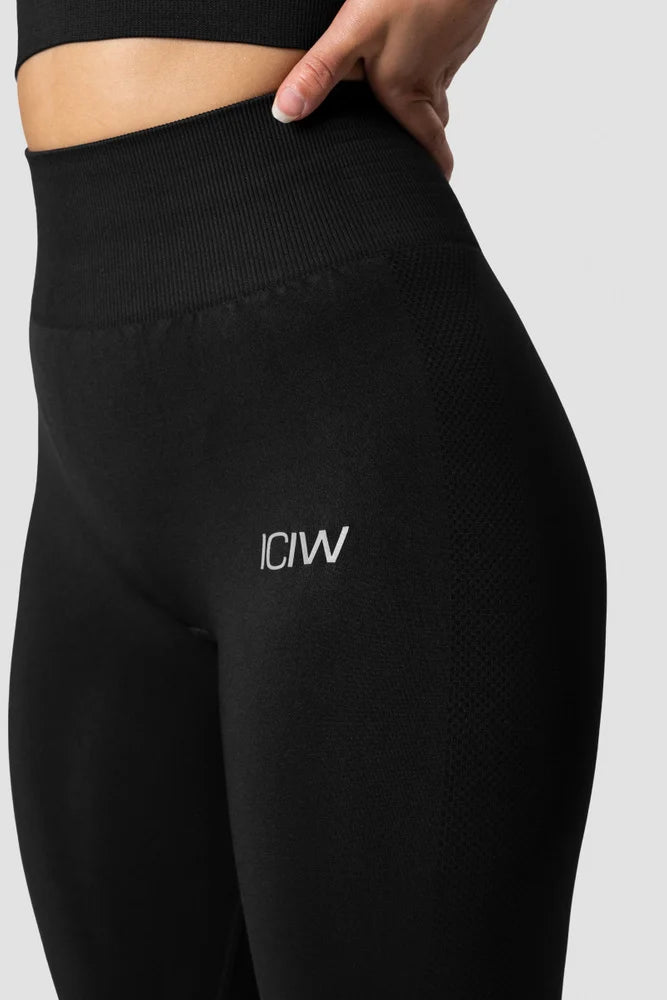 ICANIWILL Define Seamless Pocket Tights Black