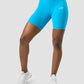 ICANIWILL Scrunch V-Shape pocket biker shorts, blue