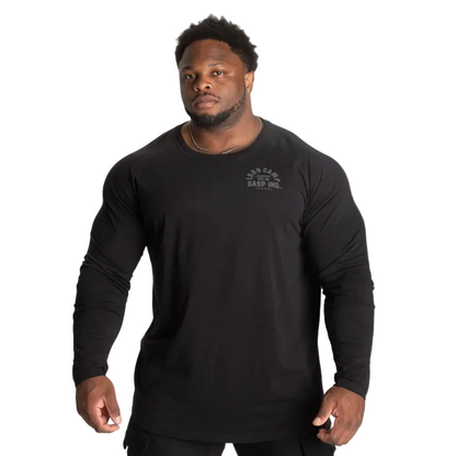 GASP Iron Camp Raglan LS, Black, UUTUUS!
