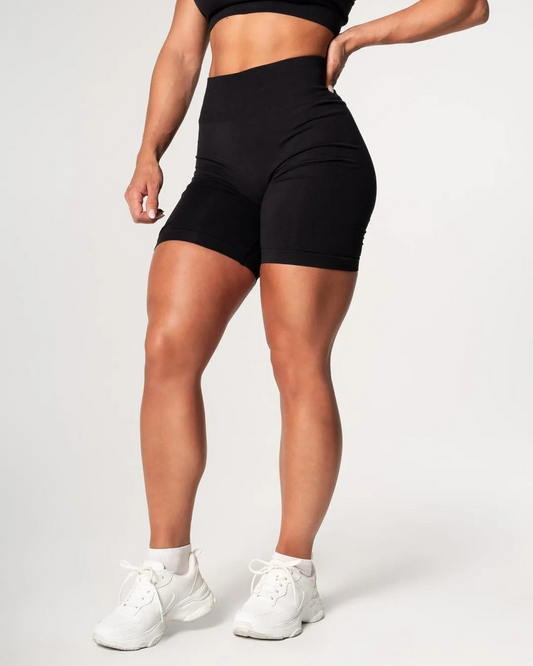 RELODE Prime Scrunch Shorts, Black