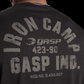 GASP Iron Camp Raglan LS, Black, UUTUUS!