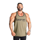 GASP Division Jersey Tank Top, Washed Green