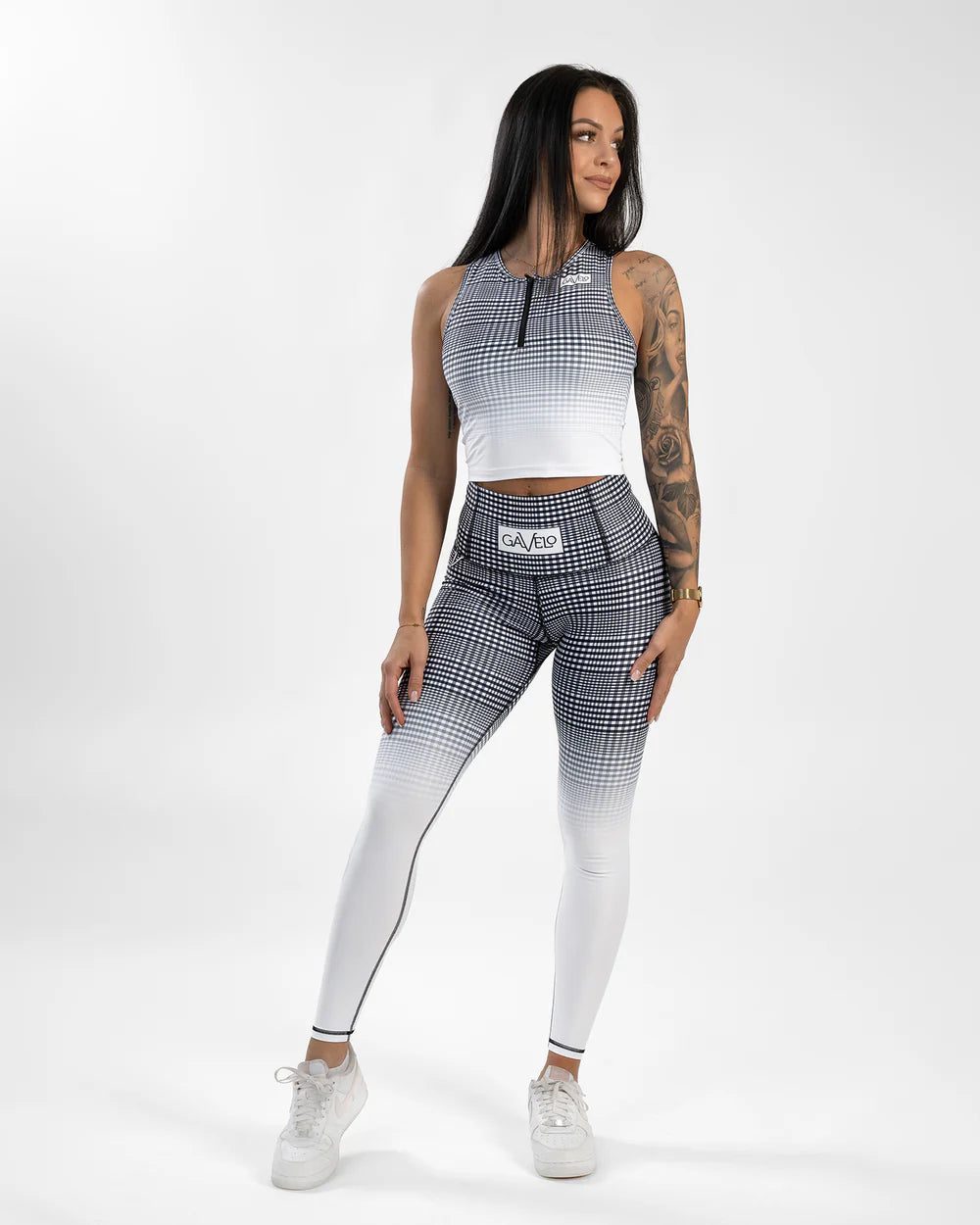 GAVELO GLNCHCK 5 Compressioleggings White, UUTUUS!