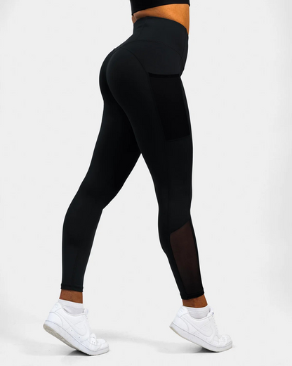 GAVELO Empower Pocket Tights - Mustat Treenitrikoot Taskuilla