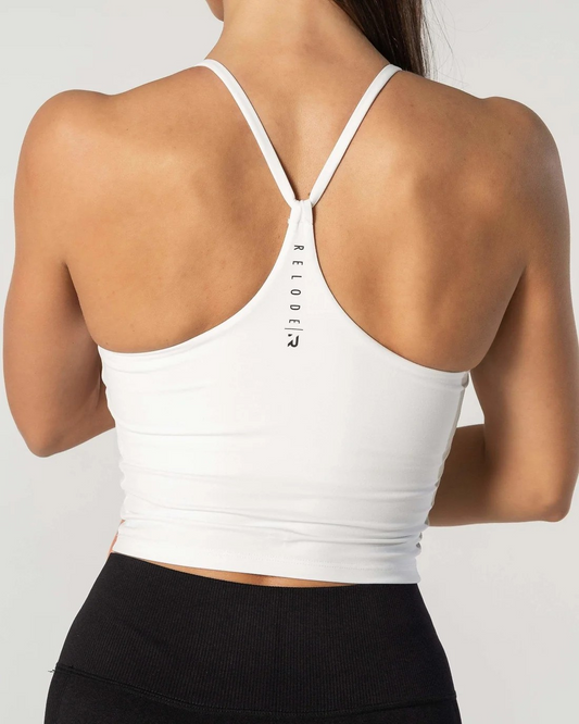 Relode Core Singlet Top, White