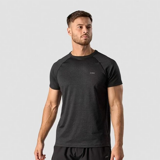 ICANIWILL Training Mesh T-shirt Men, Dark Grey