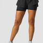 ICANIWILL Charge 2-in-1 Shorts, Black